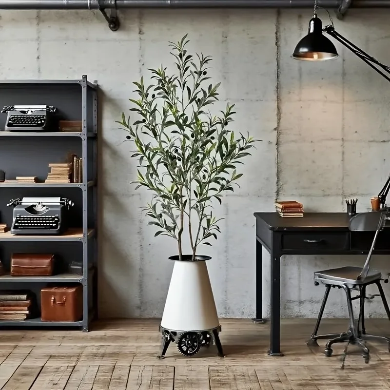 Ficus Lyrata Tree - Artificial Olive Tree 28cm-120cm Potless Faux