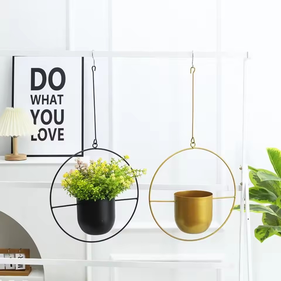 Creative Iron Plant Hanging Ba - Echeveria Succulent ulasan dan harga