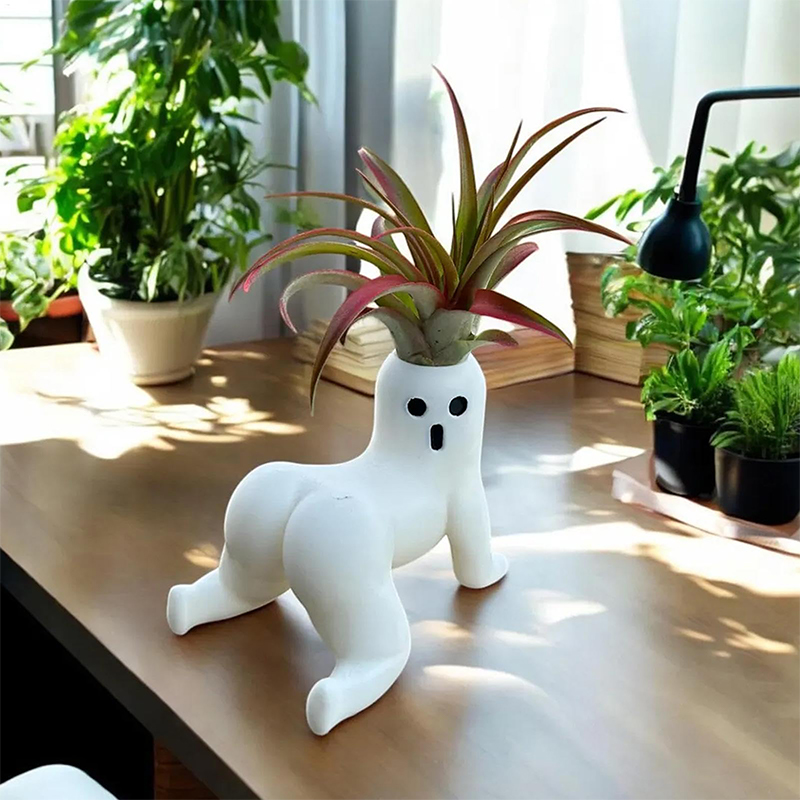 Funny Big Booty Ghost Planter  - Echeveria Succulent ulasan dan harga