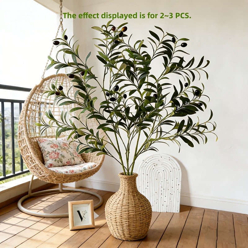 28cm-120cm Artificial Olive Tr - Ficus Lyrata Tree ulasan dan harga