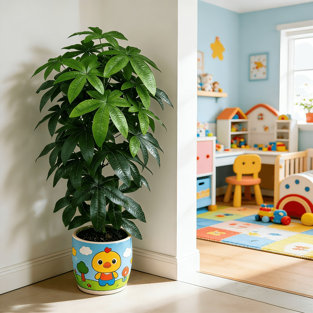 An Artificial Money Tree Pachi - Ficus Lyrata Tree ulasan dan harga