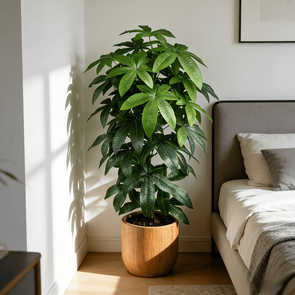 An Artificial Money Tree Pachi - Ficus Lyrata Tree ulasan dan harga